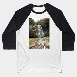 Amazing view of "Lady's waterfall" in Bucegi mountains, Romania, spring day Baseball T-Shirt